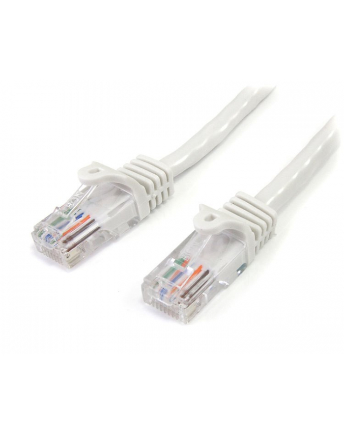 Startech RJ-45 Cat5e męski-męski 0,5m biały (45PAT50CMWH) główny