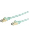 Startech.COM 10M CAT6A ETHERNET CABLE - AQUA RJ45 SHIELDED CABLE - SNAGLESS - PATCH CABLE - 10 M - AQUA  (6ASPAT10MAQ) - nr 1