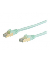 Startech.COM 10M CAT6A ETHERNET CABLE - AQUA RJ45 SHIELDED CABLE - SNAGLESS - PATCH CABLE - 10 M - AQUA  (6ASPAT10MAQ) - nr 2