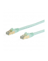 Startech.COM 10M CAT6A ETHERNET CABLE - AQUA RJ45 SHIELDED CABLE - SNAGLESS - PATCH CABLE - 10 M - AQUA  (6ASPAT10MAQ) - nr 3