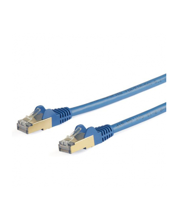 Startech.COM 10M CAT6A ETHERNET CABLE - BLUE RJ45 SHIELDED CABLE SNAGLESS - PATCH CABLE - 10 M - BLUE  (6ASPAT10MBL)