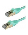 Startech.COM 1.5 M CAT6A CABLE - AQUA - RJ45 ETHERNET CABLE - SNAGLESS - CAT6A STP CORD - COPPER WIRE - 10GB - PATCH CABLE - 1.5 M - AQUA  (6ASPAT150C - nr 10