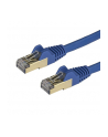 Startech.COM 1.5 M CAT6A CABLE - BLUE - RJ45 ETHERNET CABLE - SNAGLESS - CAT6A STP CORD - COPPER WIRE - 10GB - PATCH CABLE - 1.5 M - BLUE  (6ASPAT150C - nr 3