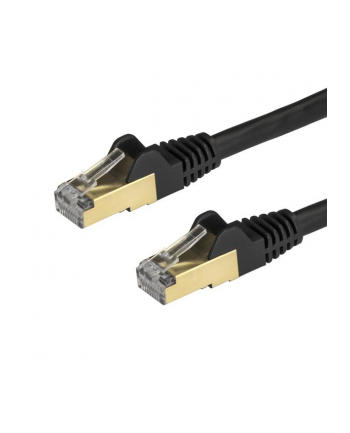 Startech Patchcord kat.6A STP 1m Czarny (6ASPAT1MBK)