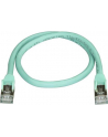 Startech Patchcord kat.6A STP 0,5m Błękitny (6ASPAT50CMAQ) - nr 23