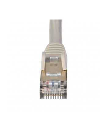 Startech.COM 7M CAT6A ETHERNET CABLE - GREY RJ45 SHIELDED CABLE SNAGLESS - PATCH CABLE - 7 M - GREY  (6ASPAT7MGR)