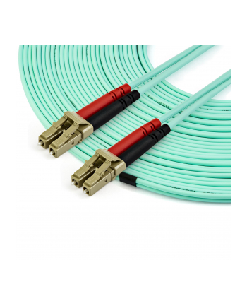 Startech.COM 15M OM3 LC TO LC MULTIMODE DUPLEX FIBER OPTIC PATCH CABLE - PATCH CABLE - 15 M - AQUA (A50FBLCLC15)