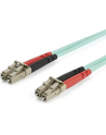 Startech.COM 15M OM3 LC TO LC MULTIMODE DUPLEX FIBER OPTIC PATCH CABLE - PATCH CABLE - 15 M - AQUA (A50FBLCLC15) - nr 2