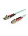 Startech.COM 15M OM3 LC TO LC MULTIMODE DUPLEX FIBER OPTIC PATCH CABLE - PATCH CABLE - 15 M - AQUA (A50FBLCLC15) - nr 6