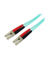 Startech.com 1m 10Gb Aqua LC/LC Duplex 50/125 Multimode LSZH Fiber Cable (A50FBLCLC1) - nr 11