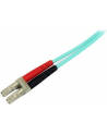 Startech.com 1m 10Gb Aqua LC/LC Duplex 50/125 Multimode LSZH Fiber Cable (A50FBLCLC1) - nr 9