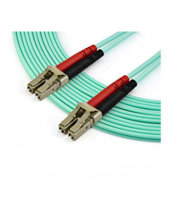 Startech.COM 7M OM3 LC TO LC MULTIMODE DUPLEX FIBER OPTIC PATCH CABLE - PATCH CABLE - 7 M - AQUA (A50FBLCLC7)