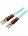 Startech.COM 7M OM3 LC TO LC MULTIMODE DUPLEX FIBER OPTIC PATCH CABLE - PATCH CABLE - 7 M - AQUA (A50FBLCLC7) - nr 1