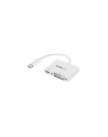 Startech USB-C DVI 0.1m Biały (CDP2DVIUCPW) - nr 2