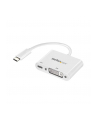 Startech USB-C DVI 0.1m Biały (CDP2DVIUCPW) - nr 6