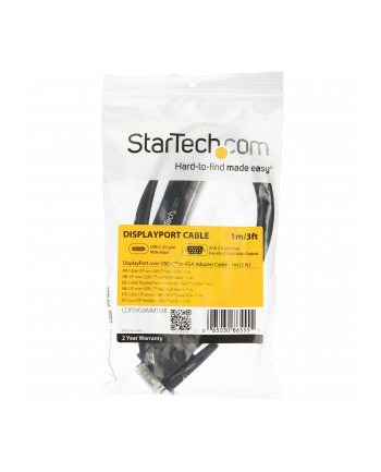 Startech USB C - VGA 1m (CDP2VGAMM1MB)