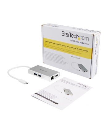 Startech USB C/USB C HDMI RJ45 2x USB A (DKT30CHPDW)