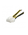 Startech.com 15 cm 4-Pin naar 8-Pin EPS Voedingsadapter met LP4 - F/M (EPS48ADAP) - nr 5