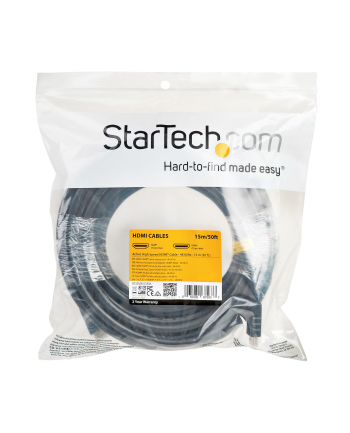 Startech.com CL2 Active HDMI Cable - 4K 60Hz - HDMI cable - 15 m (HD2MM15MA)