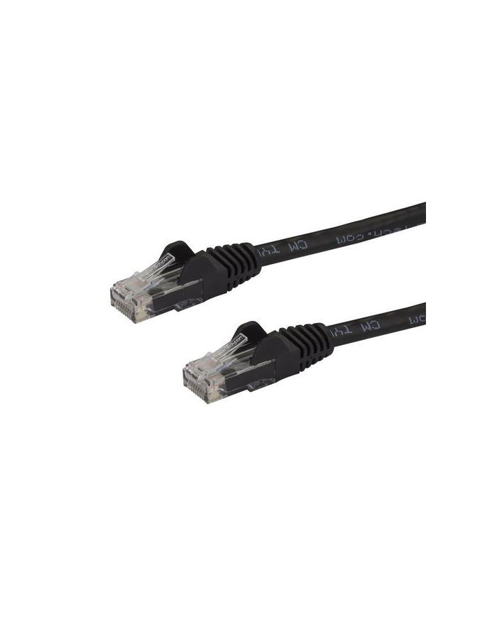 Startech.COM 1.5 M CAT6 CABLE - BLACK PATCH CORD - SNAGLESS - ETL VERIFIED - PATCH CABLE - 1.5 M - BLACK  (N6PATC150CMBK) główny