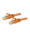 Startech.COM 1.5 M CAT6 CABLE - ORANGE PATCH CORD - SNAGLESS - ETL VERIFIED - PATCH CABLE - 1.5 M - ORANGE  (N6PATC150CMOR) - nr 4