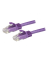 Startech.COM 1.5 M CAT6 CABLE - PURPLE PATCH CORD - SNAGLESS - ETL VERIFIED - PATCH CABLE - 1.5 M - PURPLE  (N6PATC150CMPL) - nr 1