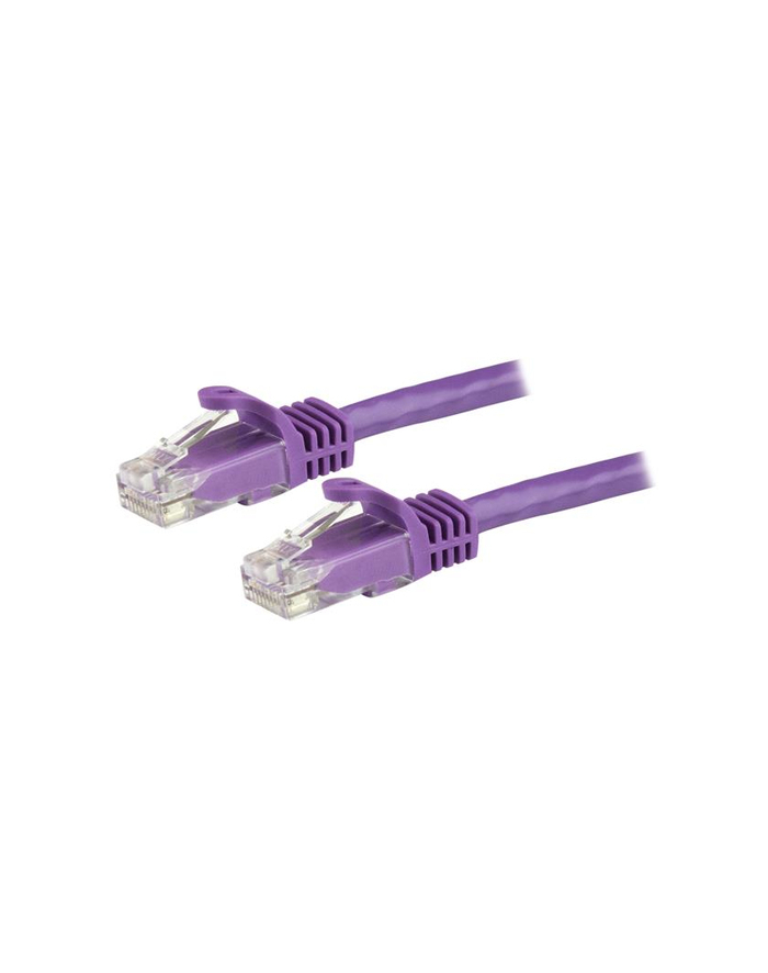 Startech.COM 1.5 M CAT6 CABLE - PURPLE PATCH CORD - SNAGLESS - ETL VERIFIED - PATCH CABLE - 1.5 M - PURPLE  (N6PATC150CMPL) główny