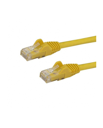 Startech RJ-45/RJ-45 kat.6 U/UTP Żółty 0.5m (N6PATC50CMYL)