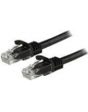 Startech.COM 7.5 M CAT6 CABLE - BLACK PATCH CORD - SNAGLESS - ETL VERIFIED - PATCH CABLE - 7.5 M - BLACK  (N6PATC750CMBK) - nr 10