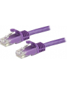 Startech.COM 7.5 M CAT6 CABLE - PURPLE PATCH CORD - SNAGLESS - ETL VERIFIED - PATCH CABLE - 7.5 M - PURPLE  (N6PATC750CMPL) - nr 3