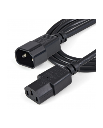 Startech.com Standard Computer Power Cord Extension C14 to C13 - power extension cable - 1 m (PXT1001M)