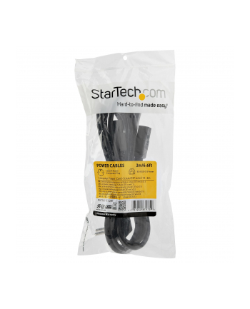 Startech.com C13 Power Cord - Schuko to 2x C13 - Y Splitter Power Cable - power cable - 2 m (PXT101YEU2M)