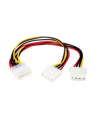 Startech.com Power Y-splitter Cable (3 Large Ends) (PYO2L) - nr 1