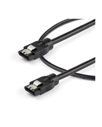 Startech.COM  0.6 M ROUND SATA CABLE - LATCHING CONNECTORS - 6GBS SATA CABLE - SATA CABLE - 60 CM  (SATRD60CM)