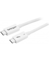 Startech Thunderbolt 3 USB 0,5m Biały (TBLT34MM50CW) - nr 9