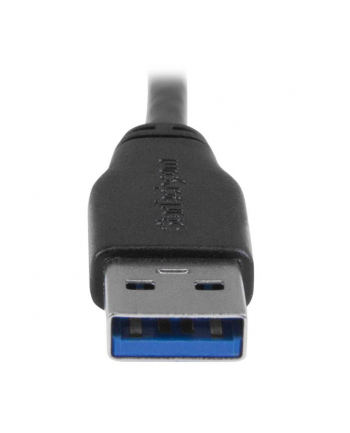 Startech Kabel USB MicroUSB / 3.0 1m Czarny (USB3AU1MLS)