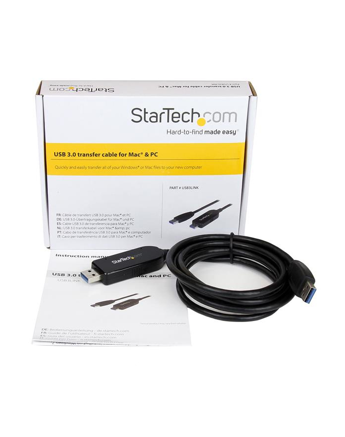 Startech Kabel USB USB 3.0 DATA TRANSFER CABLE (USB3LINK) główny