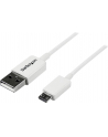 Startech Kabel USB Startech Micro USB Biały 0.5M (USBPAUB50CMW) - nr 16