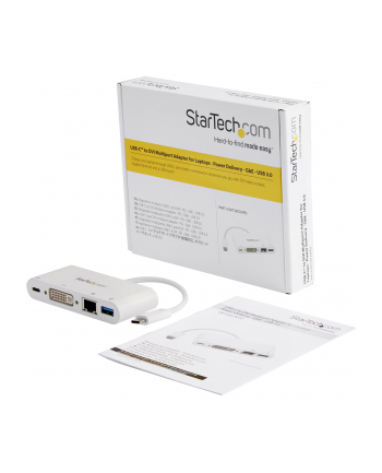 Startech USB-C DVI RJ45 (DKT30CDVPD)