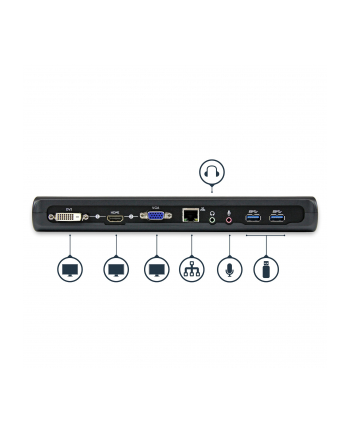 Startech Stacja/replikator USB3SDOCKHDV (USB3SDOCKHDV)