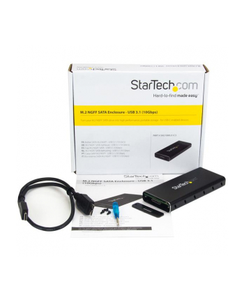 Startech M.2 USB-C Czarny (SM21BMU31C3)