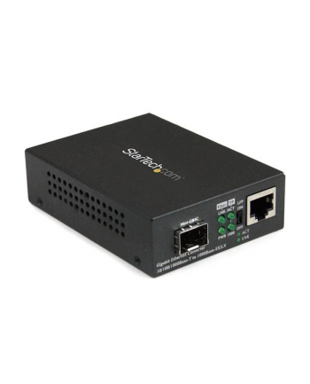 Startech.COM  GIGABIT ETHERNET FIBER MEDIA CONVERTER WITH OPEN SFP SLOT (MCM1110SFP)