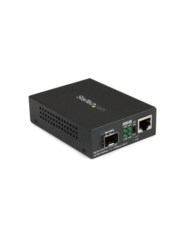 Startech.COM  GIGABIT ETHERNET FIBER MEDIA CONVERTER WITH OPEN SFP SLOT (MCM1110SFP) główny