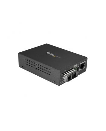 Startech.COM  GIGABIT ETHERNET TO SC FIBER MEDIA CONVERTER - 1000BASE-SX - MULTIMODE 550 M - FIBERMEDIEOMFORMER - 10MB LAN 100MB LAN (MCMGBSCMM055)