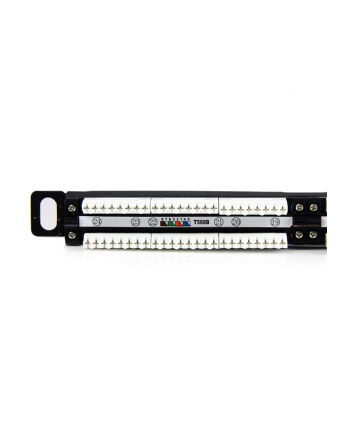 Startech Patchpanel Cat5E 24 porty przeznaczony do szaf Rack 0.5U (PANELHU24)