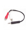 Startech.com 6 in. Stereo Headphone Jack 3.5mm Male to 2x RCA Female (MUMFRCA) - nr 1