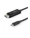 Startech.COM Startech.COM  3.3 FT. (1 M) USB C TO DISPLAYPORT 1.4 CABLE - BIDIRECTIONAL - USB / DISPLAYPORT CABLE - 1 M CDP2DP141MBD   (CDP2DP141MBD) - nr 5