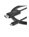 Startech.COM  3.3 FT. (1 M) USB-C TO DISPLAYPORT 1.2 CABLE - BI-DIRECTIONAL - USB / DISPLAYPORT CABLE - 1 M CDP2DP1MBD - nr 12