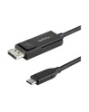 Startech.COM Startech.COM  6.6 FT. (2 M) USB-C TO DISPLAYPORT 1.2 CABLE - BI-DIRECTIONAL - USB / DISPLAYPORT CABLE - 2 M CDP2DP2MBD   (CDP2DP2MBD) - nr 2