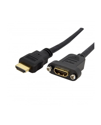 Startech.com 3 ft HDMI Panel Mount Cable (HDMIPNLFM3)
